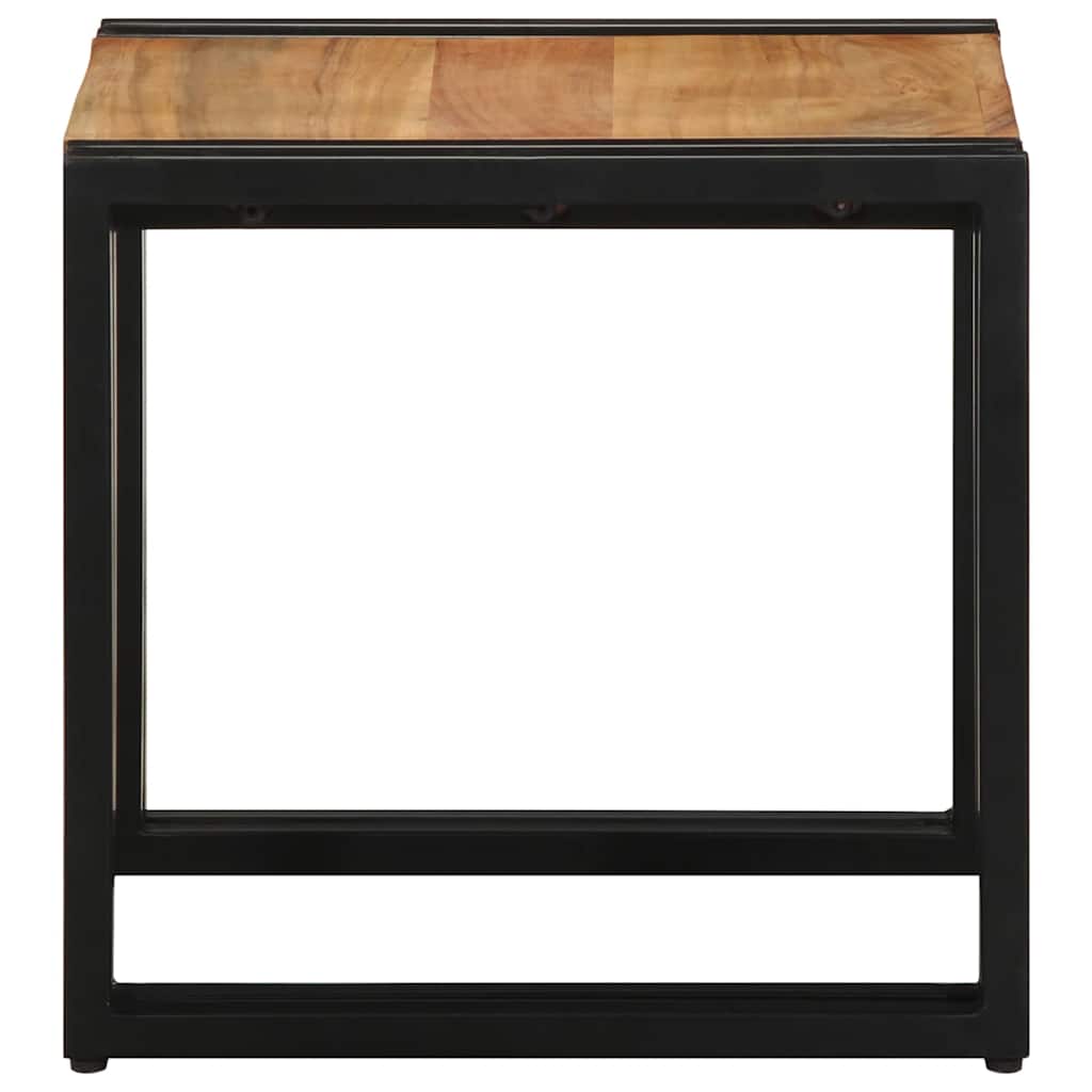 Masă de cafea Maro 40 x 40 x 38 cm Lemn Solid de Acacia