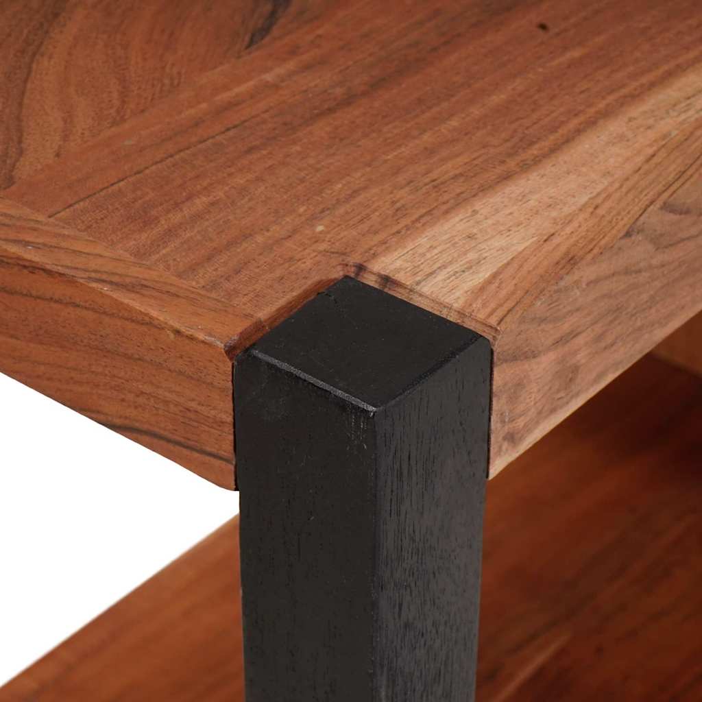 Raft pentru cărți Maro 50 x 30 x 75 cm Lemn masiv de acacia