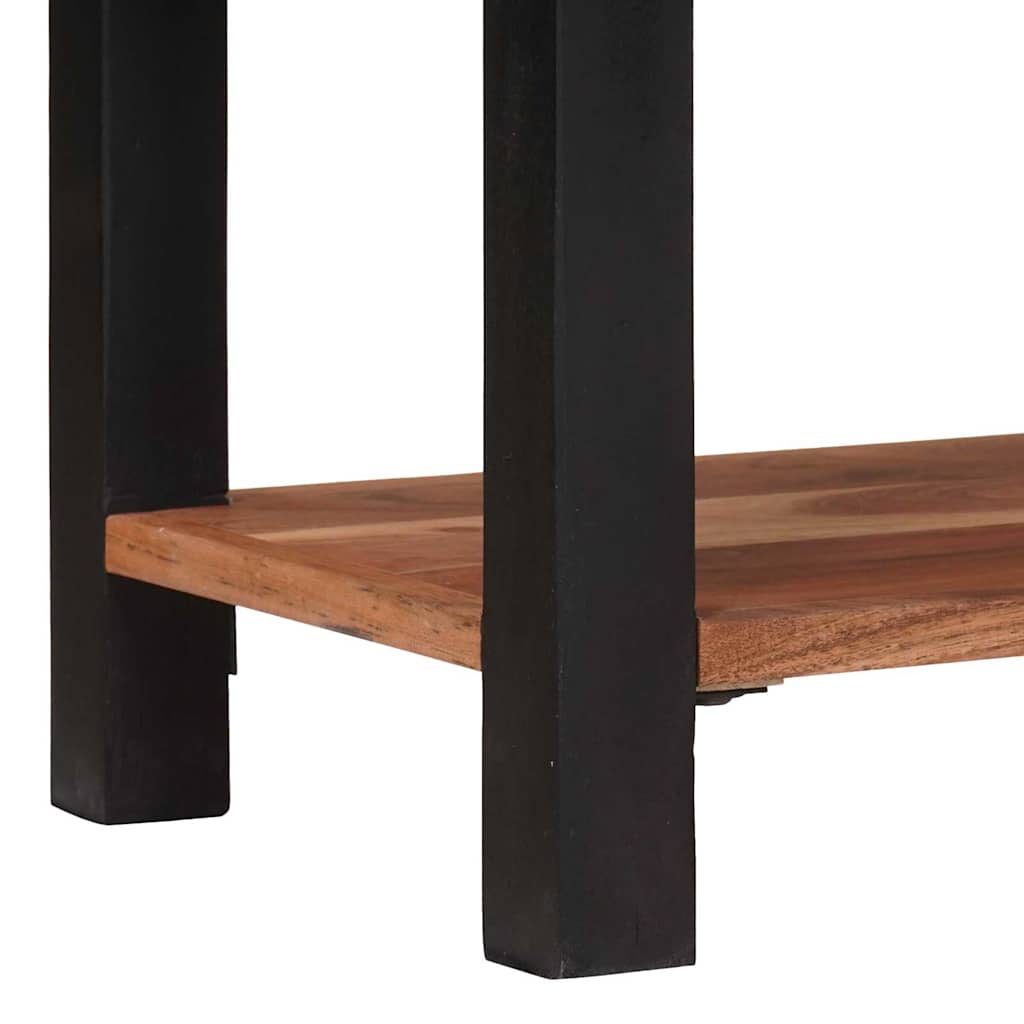 Raft pentru cărți Maro 50 x 30 x 75 cm Lemn masiv de acacia