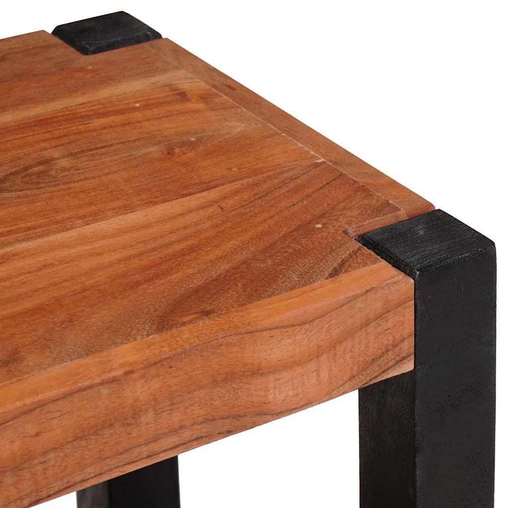 Raft pentru cărți Maro 80 x 30 x 110 cm Lemn masiv de acacia