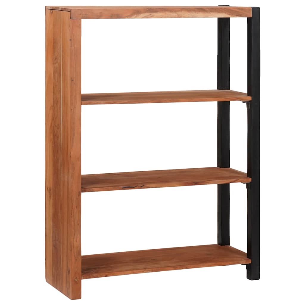 Raft pentru cărți Maro 80 x 30 x 110 cm Lemn masiv de acacia