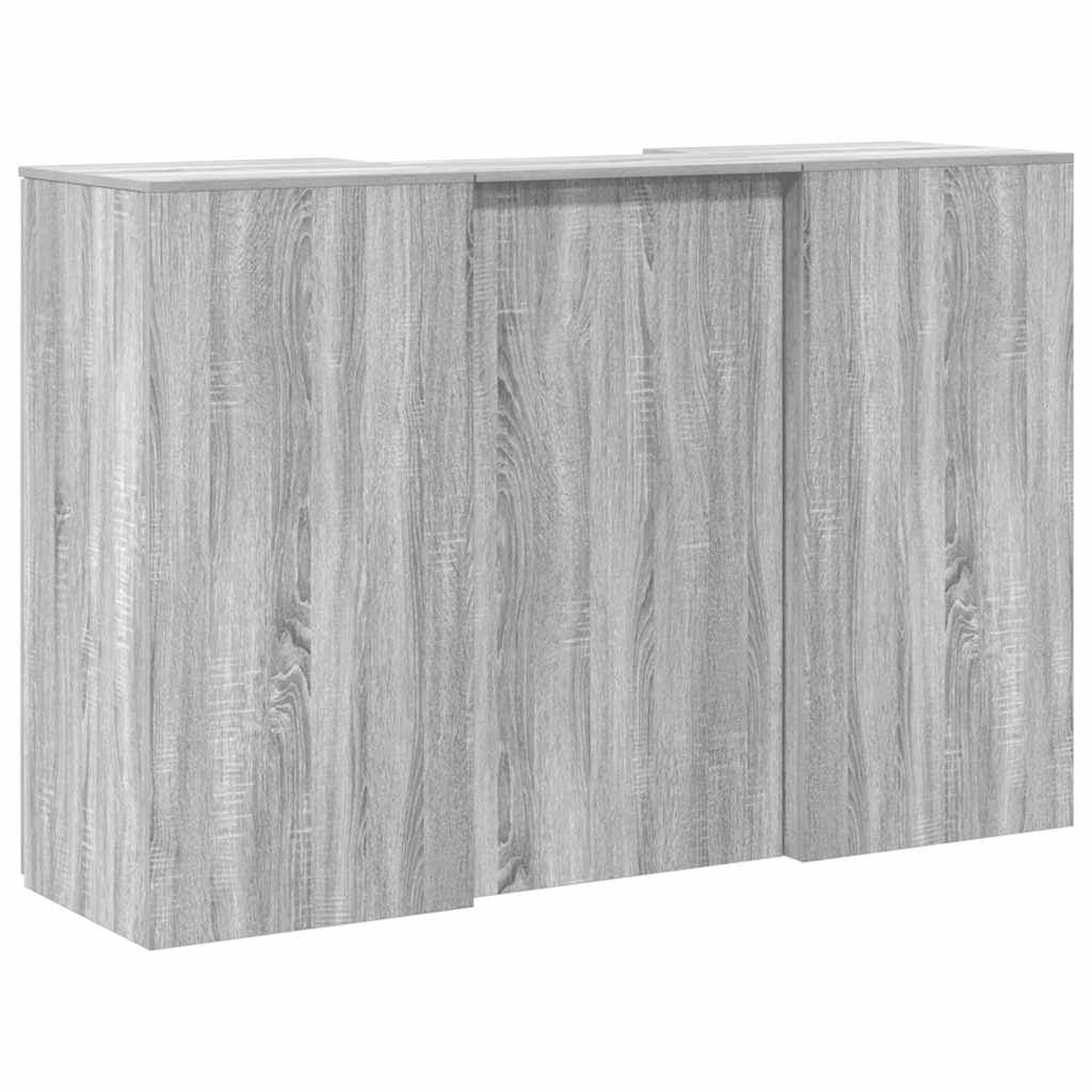Birou de recepție Gri Sonoma 155x50x103,5 cm Lemn prelucrat