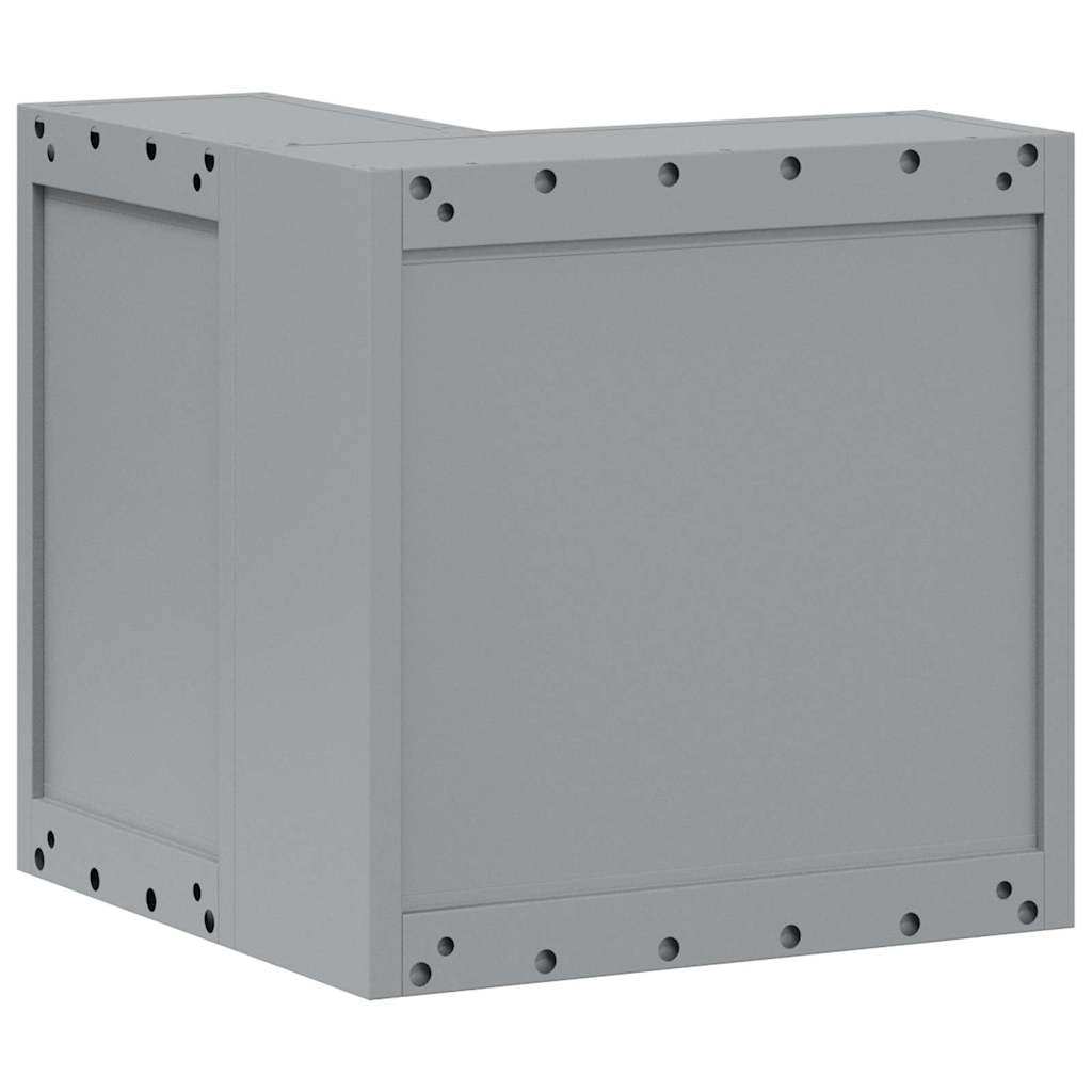 Dulap pentru unelte cu raft Roșu și gri 55 x 55 x 55 cm