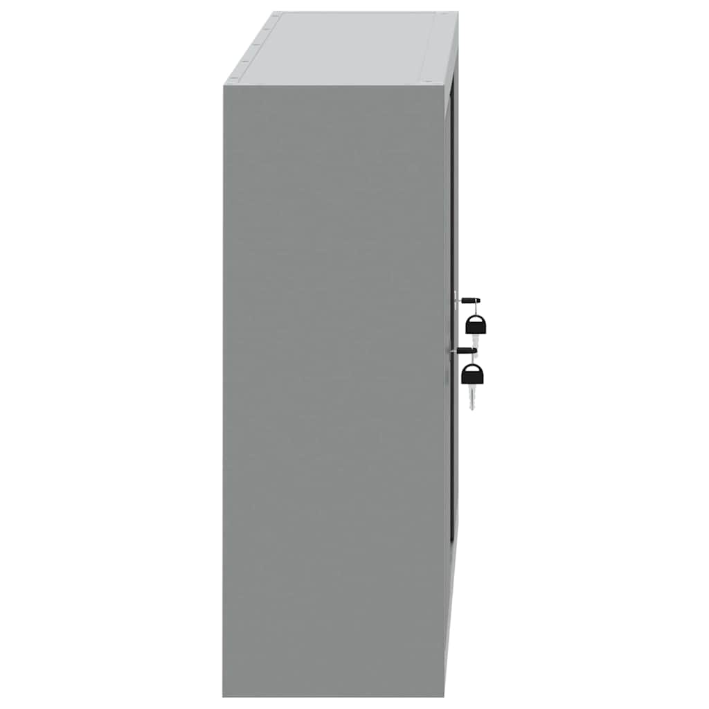 Dulap pentru unelte cu raft Negru și Gri 50 x 20 x 55 cm