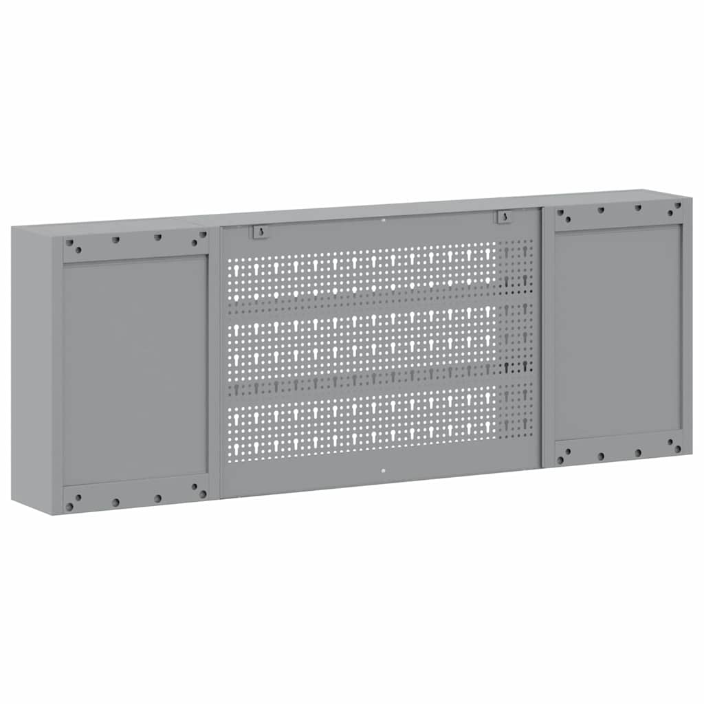 Dulap pentru unelte cu raft Negru și Gri 50 x 20 x 55 cm