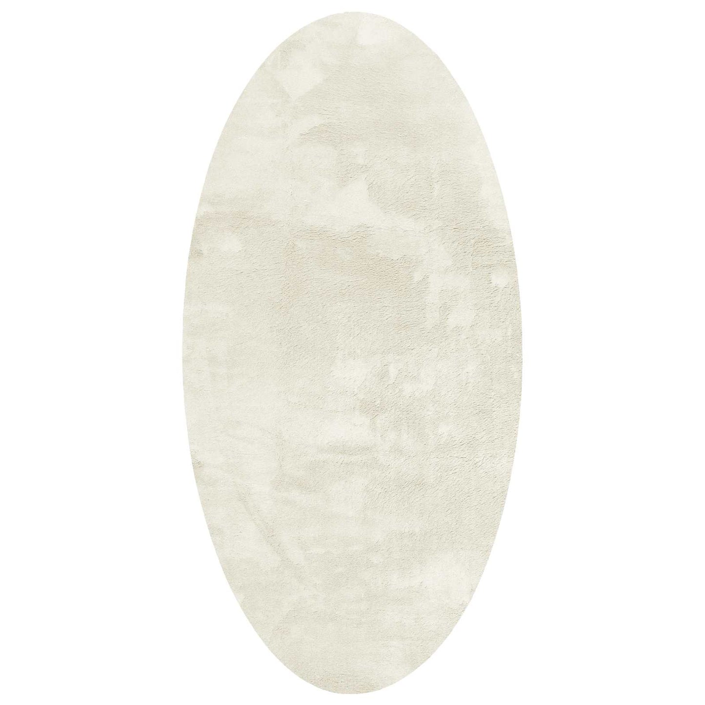 Covoare de zonă Oval HUARTE Crem 100 x 200 cm 100% Polyester