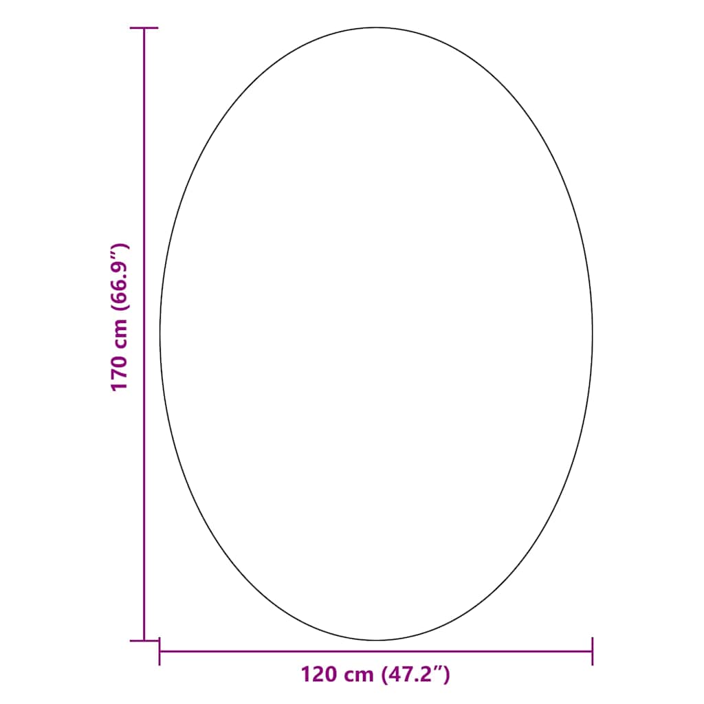 Covoare de zonă Oval HUARTE Crem 120 x 170 cm 100% Polyester