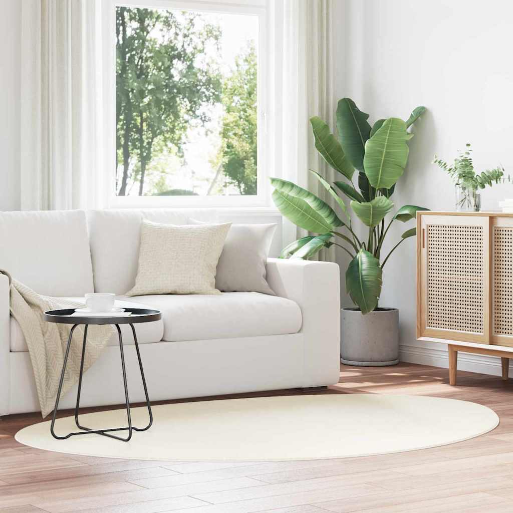 Covoare de zonă HUARTE Crem 120 x 170 cm Poliester