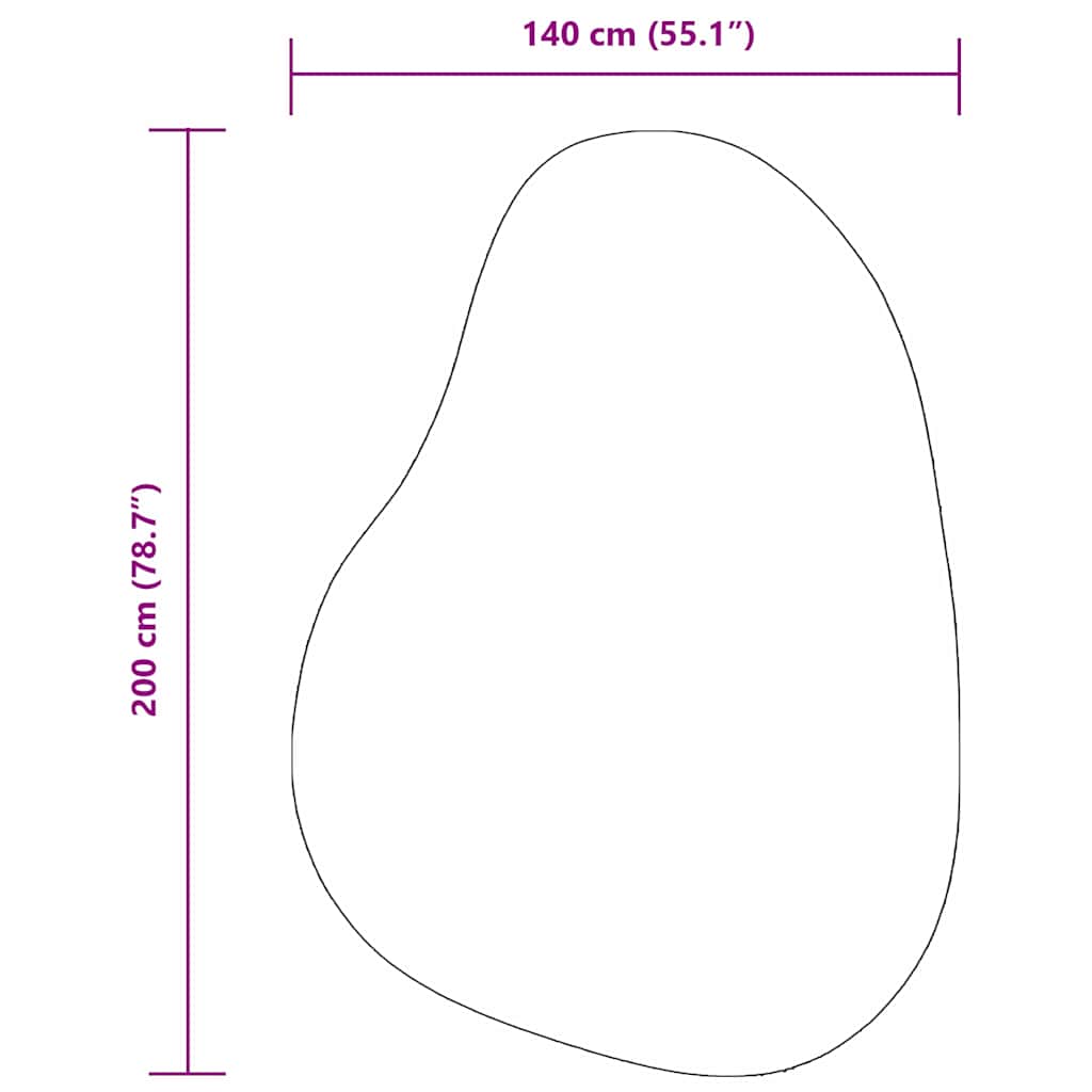 Covoare de zonă HUARTE Bej 140 x 200 cm Poliester