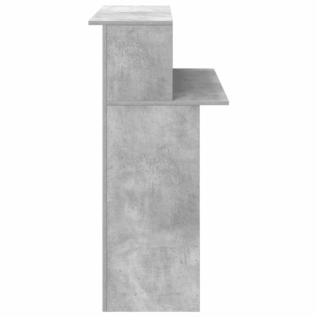 Birou de recepție Gri beton 100x50x103,5 cm Lemn prelucrat