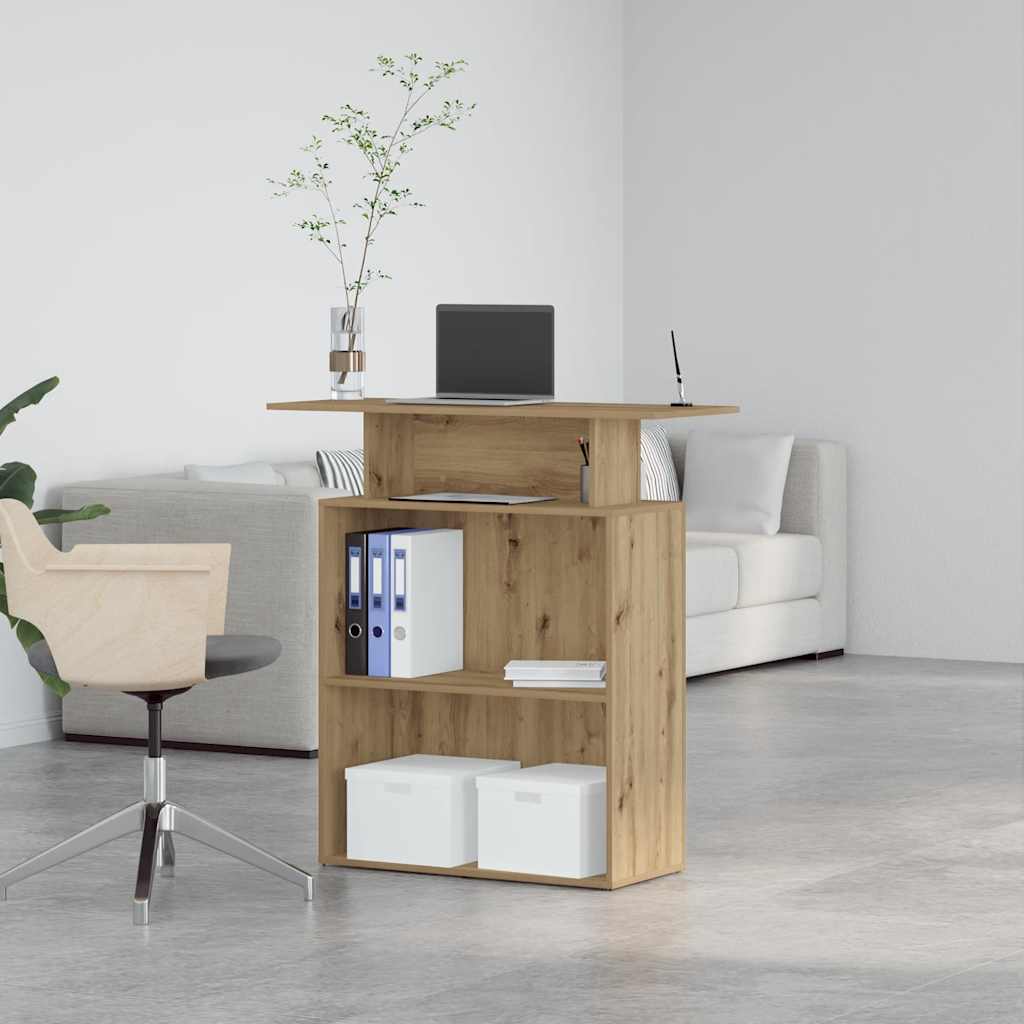 Birou de recepție Stejar Artisan 100x40x104 cm Lemn prelucrat