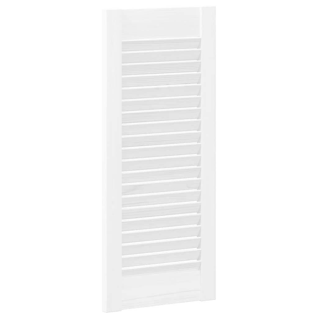 Ușă dulap cu grilaj alb 61,5x29,5 cm