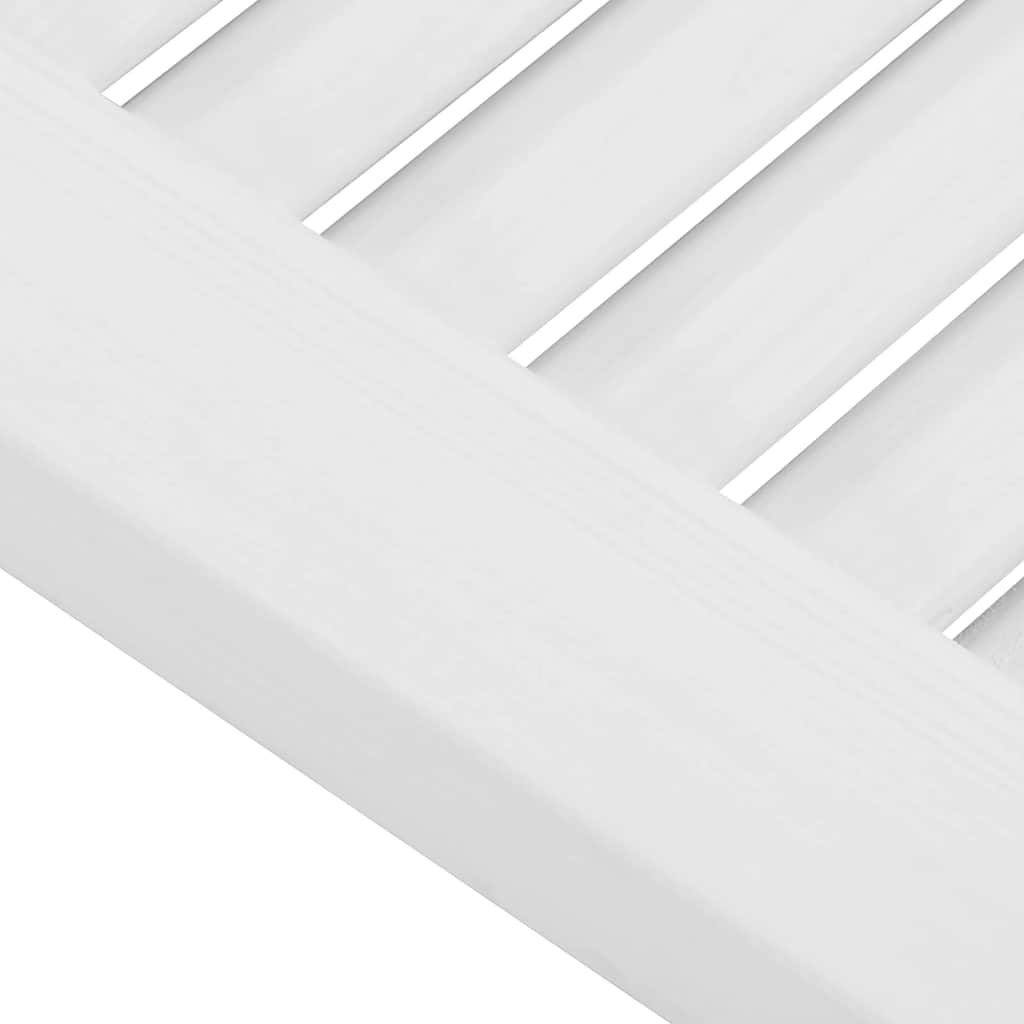 Uși batante cu jaluzele design 2 perechi alb 90x80 cm