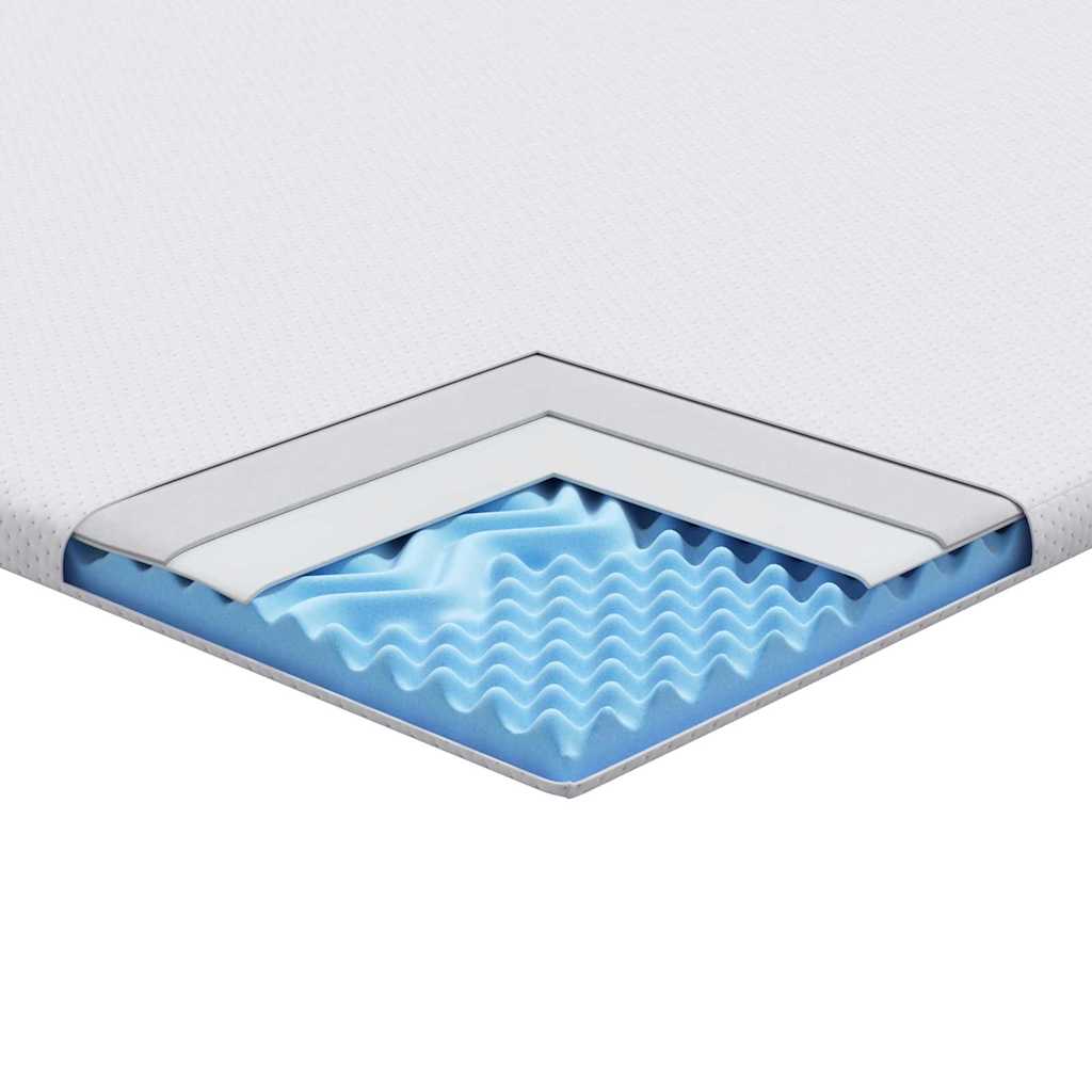 Suport pentru saltea Alb 90 x 200 x 6 cm Material jacquard