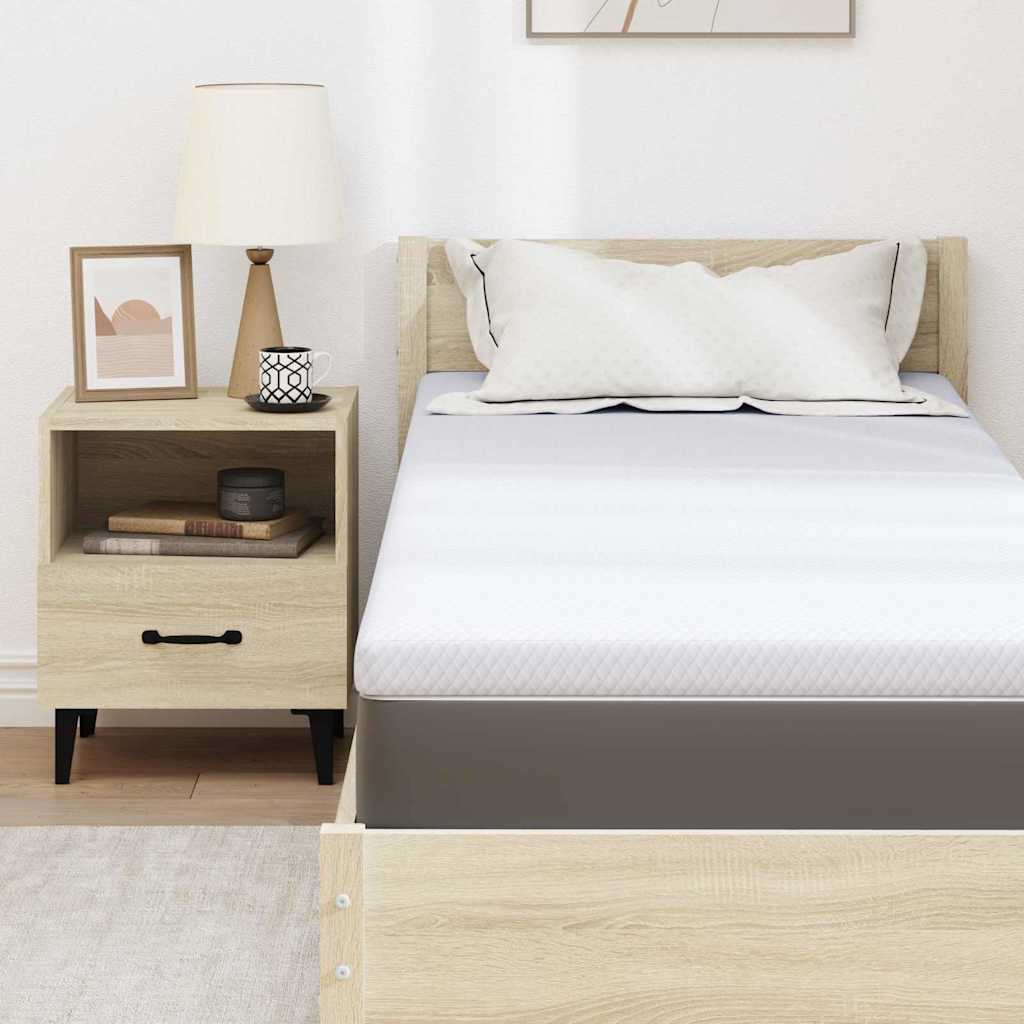 Suport pentru saltea Alb 70 x 200 x 3.5 cm Material jacquard