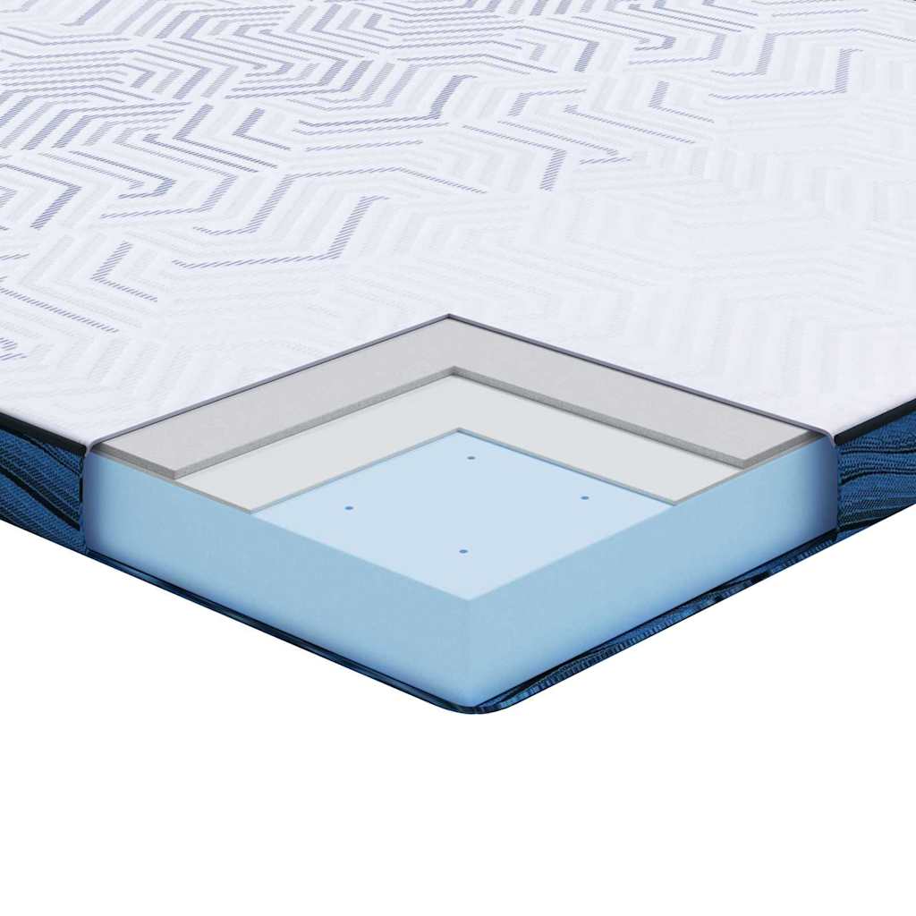 Suport pentru saltea Alb 70 x 200 x 8 cm Material jacquard