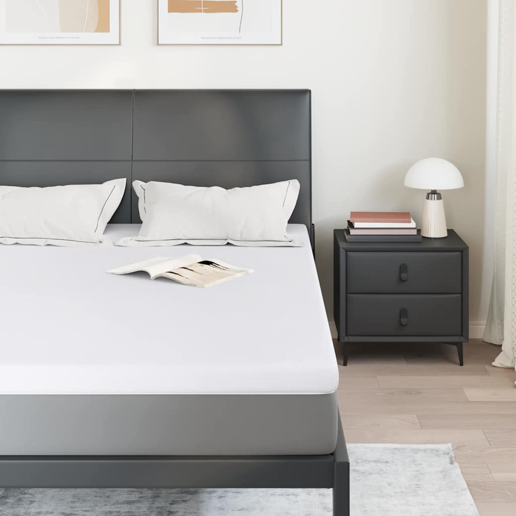 Suport pentru saltea Alb 200 x 200 x 7 cm Material jacquard