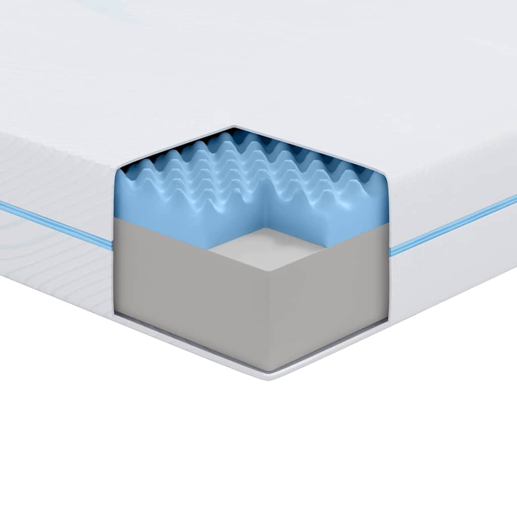 Saltea Alb 120 x 200 cm Material Jacquard