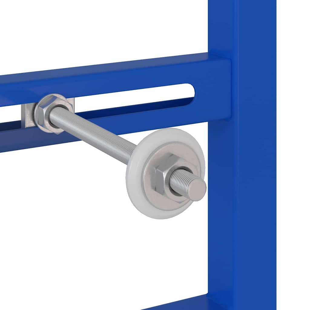 Suport de perete pentru baie Manual albastru 50 x 3 x 112 cm