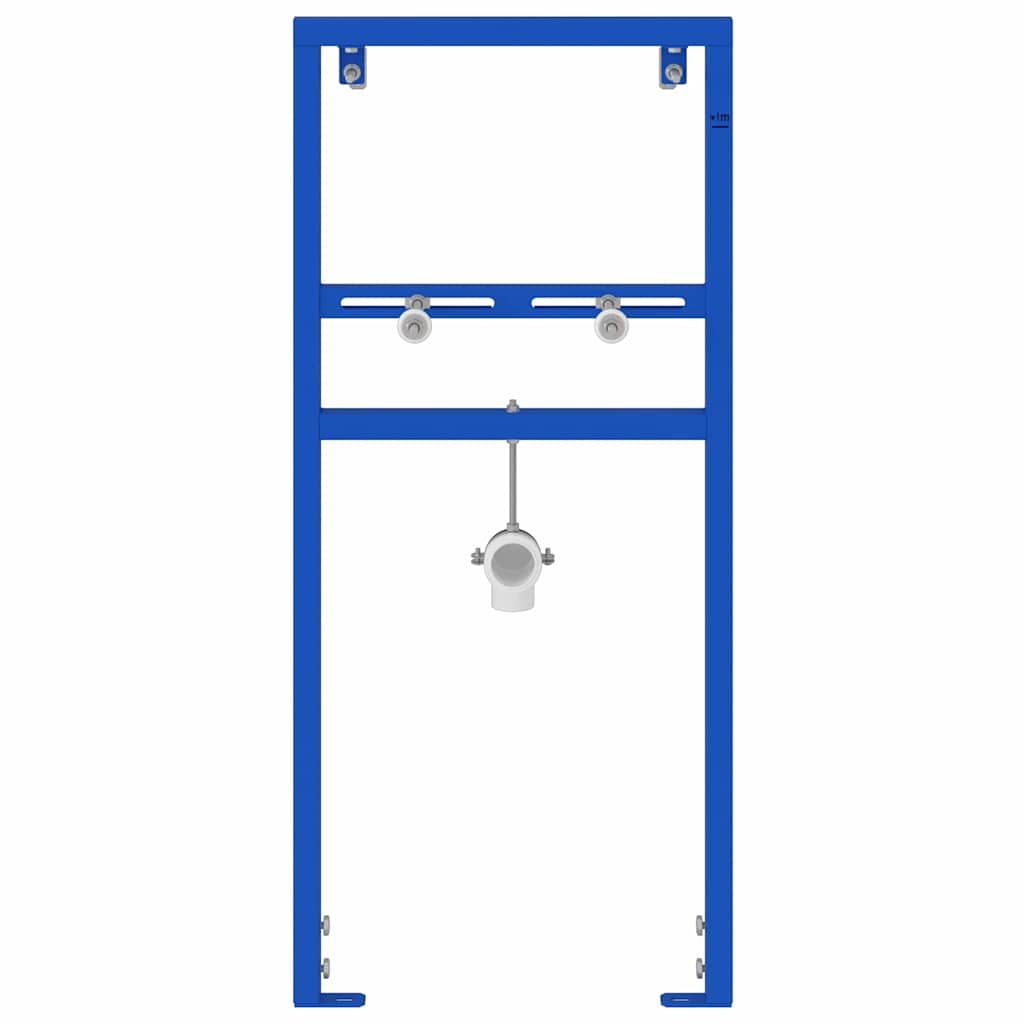 Suport de perete pentru baie Manual albastru 50 x 3 x 112 cm