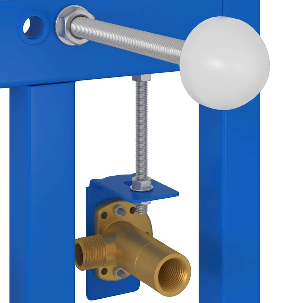 Suport de perete pentru baie Manual albastru 50 x 3 x 112 cm