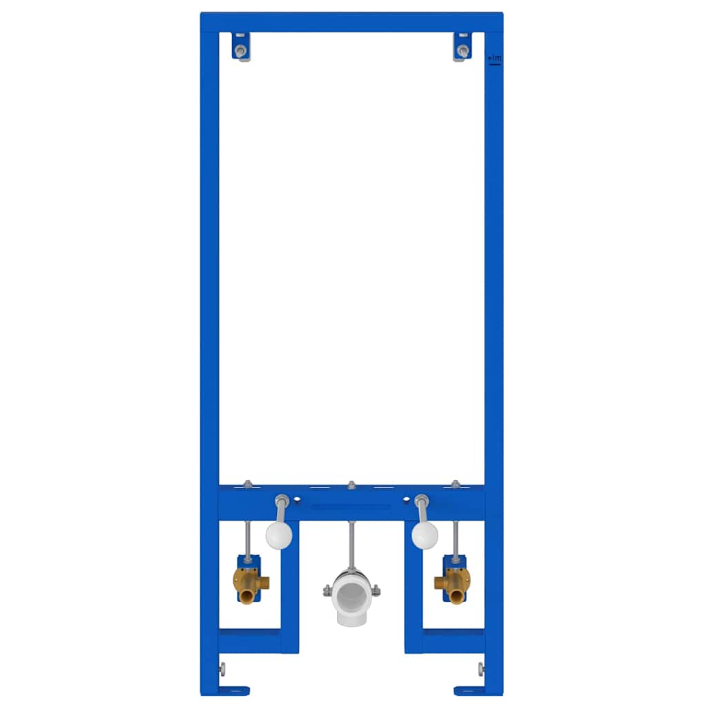 Suport de perete pentru baie Manual albastru 50 x 3 x 112 cm