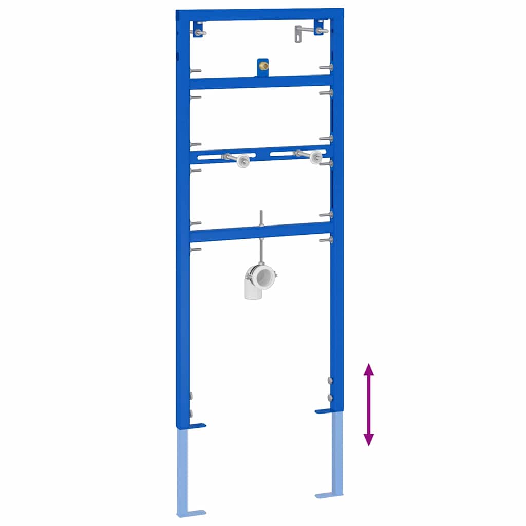 Suport de perete pentru baie Manual albastru 50 x 3 x 112 cm