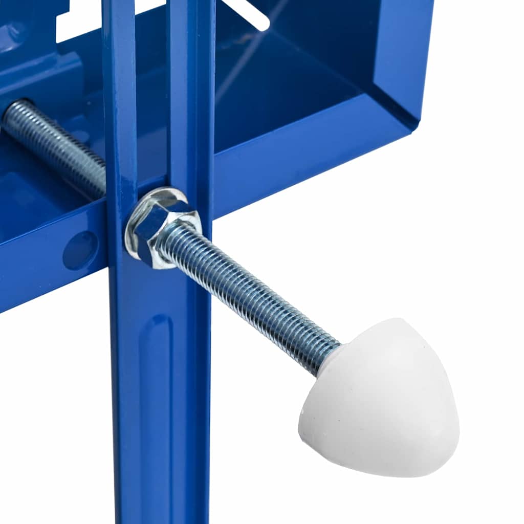 Cadru pentru rezervor cu depozitare Alb 50 x 8 x 131 cm Oțel