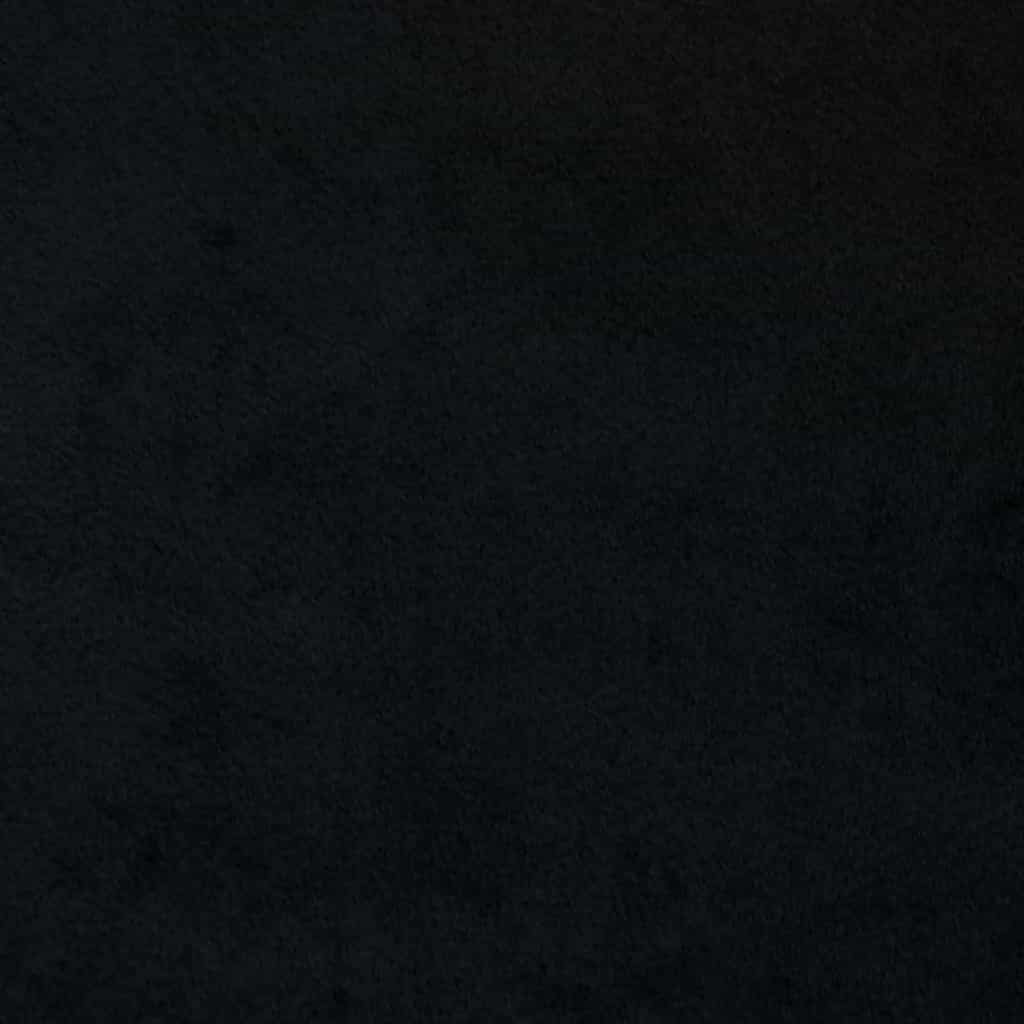 Perdele opace 2 pcs Negru 140 x 140 cm Catifea