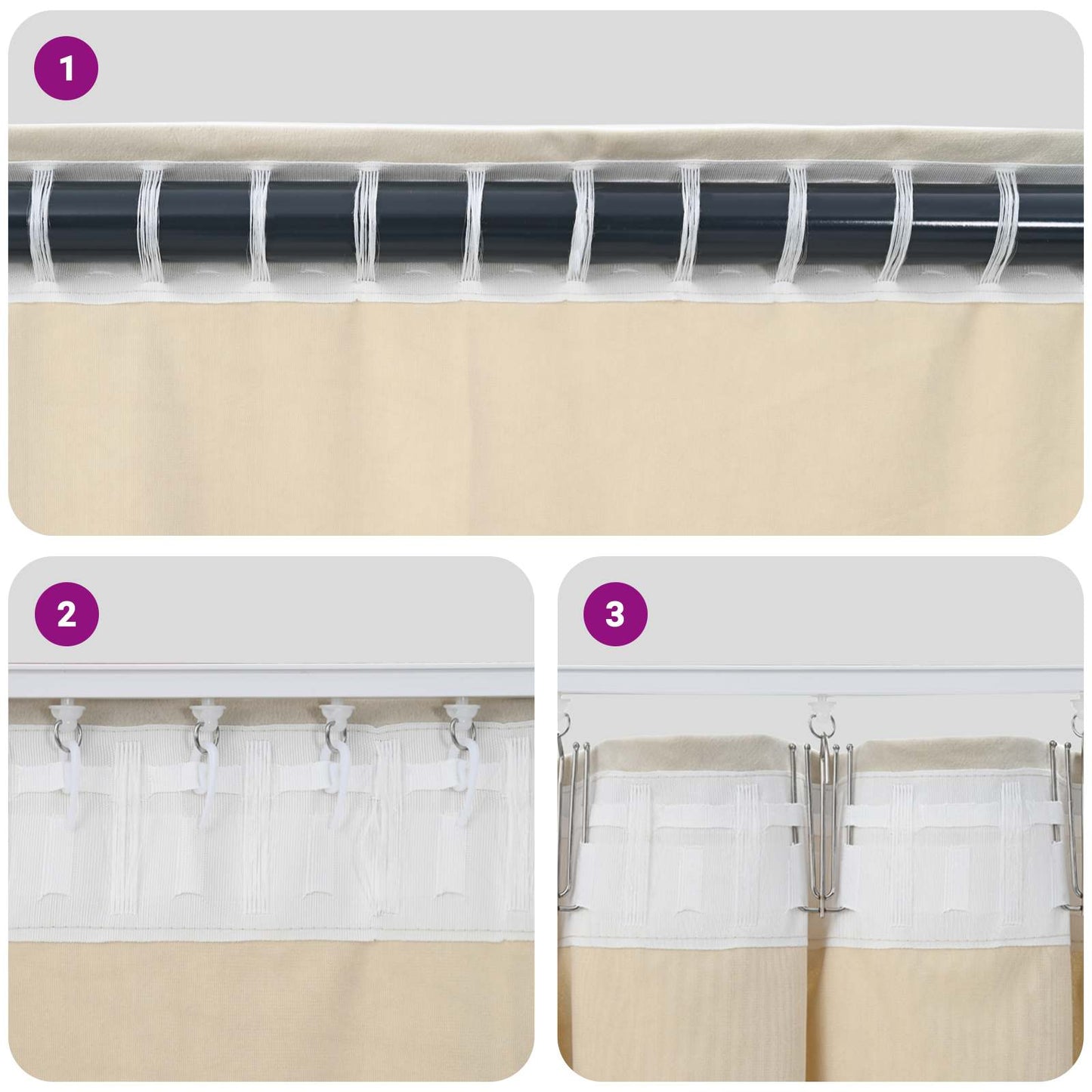 Perdele opace 2 pcs Roz închis 140 x 260 cm Catifea