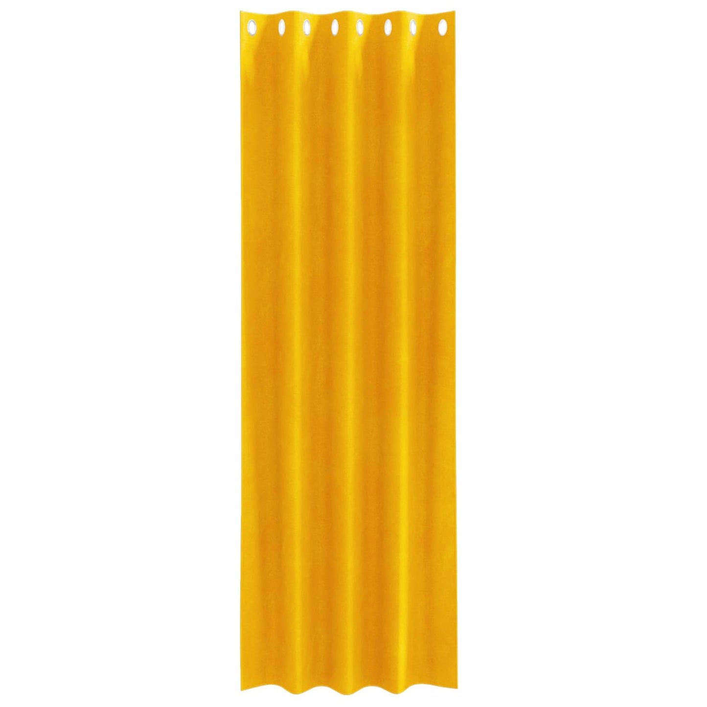 Perdele opace 2 pcs Galben muștar 140 x 245 cm Catifea