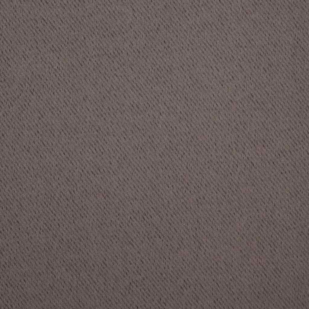 Perdele Opaque cu Inel 2 pcs Maro închis 260 x 140 cm Poliester