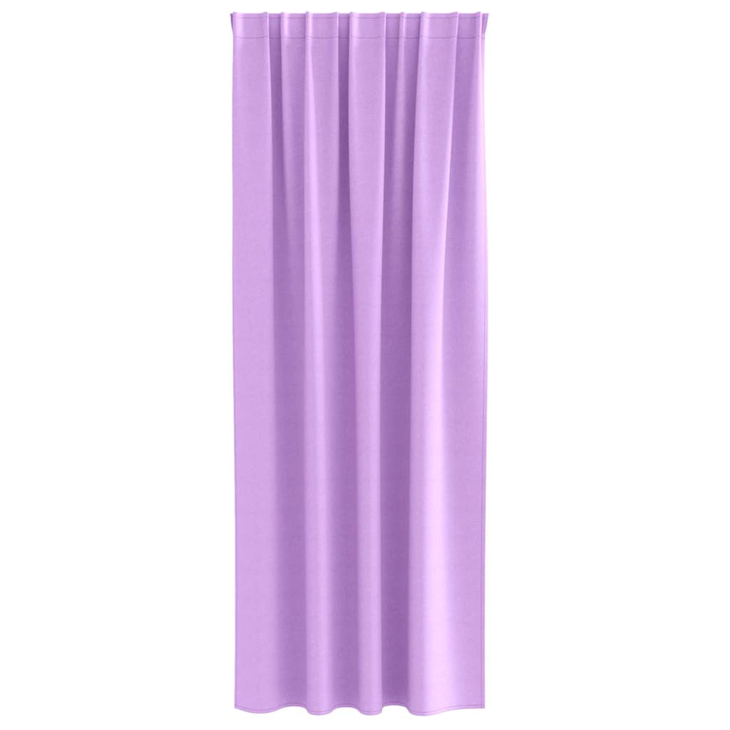 Perdele Opaque cu Inel 2 pcs Violet 260 x 140 cm Poliester