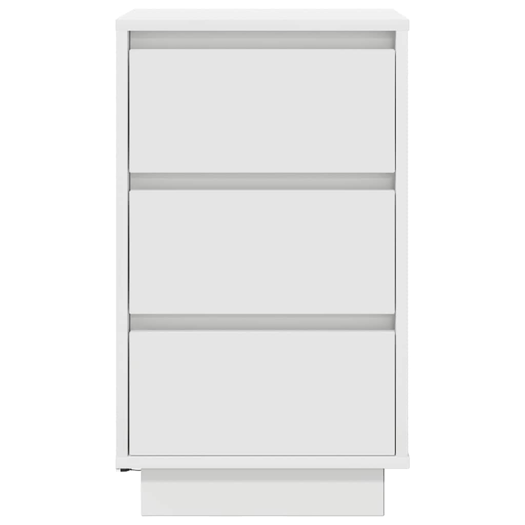 Noptiera cu lumini LED alb 38x34x65 cm