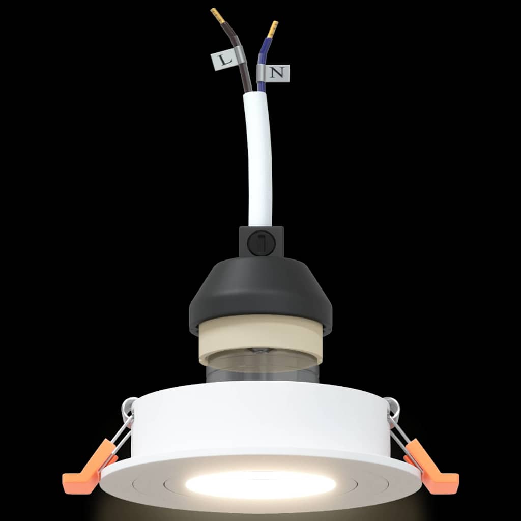 Spot 12 pcs Alb 9 x 9 x 2 cm Aluminiu