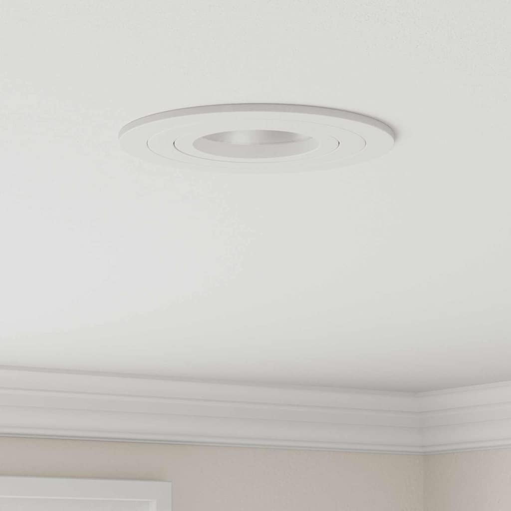 Spot 24 pcs Alb 9 x 9 x 2 cm Aluminiu