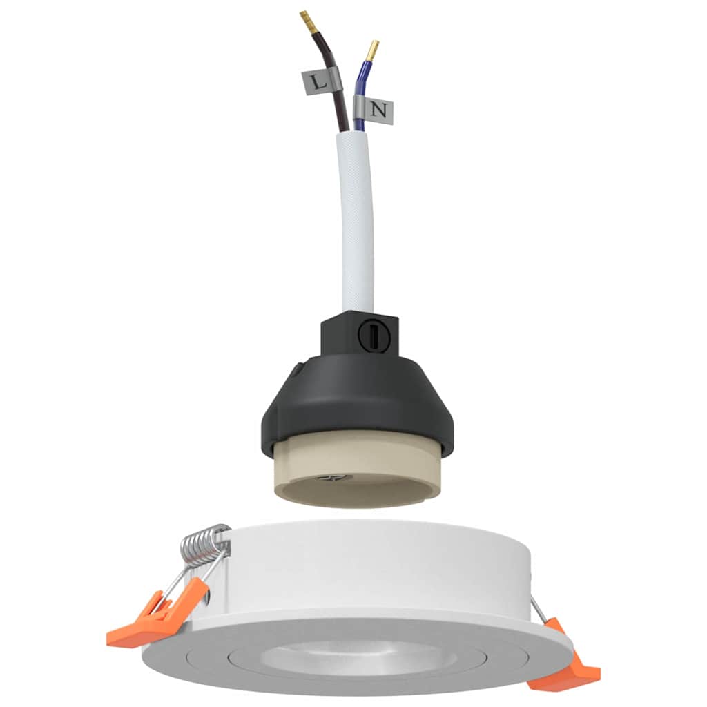 Spot 24 pcs Alb 9 x 9 x 2 cm Aluminiu