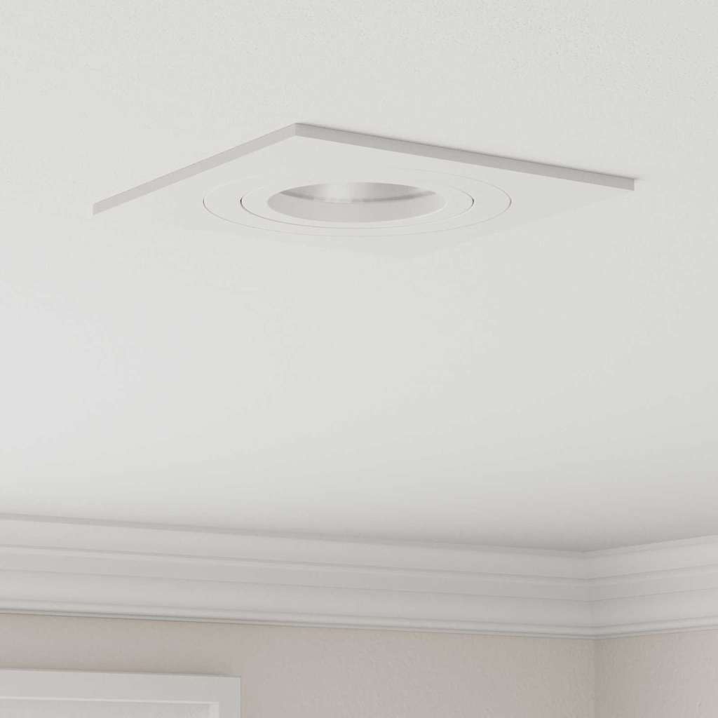 Spot 12 pcs Alb 9 x 9 x 2 cm Aluminiu