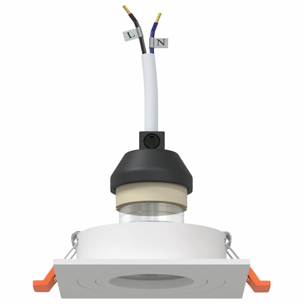 Spot 12 pcs Alb 9 x 9 x 2 cm Aluminiu