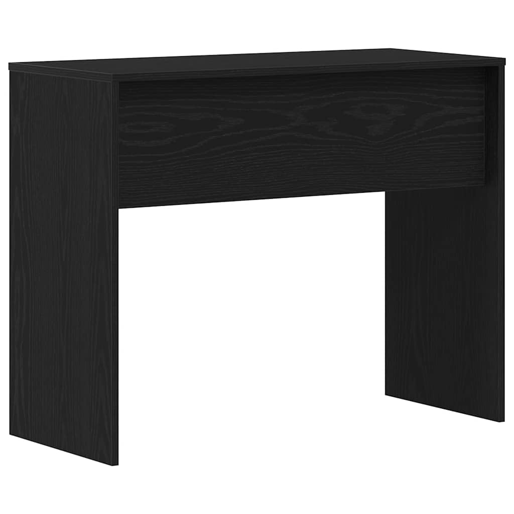 Birou stejar negru 90x40x72 cm lemn stratificat