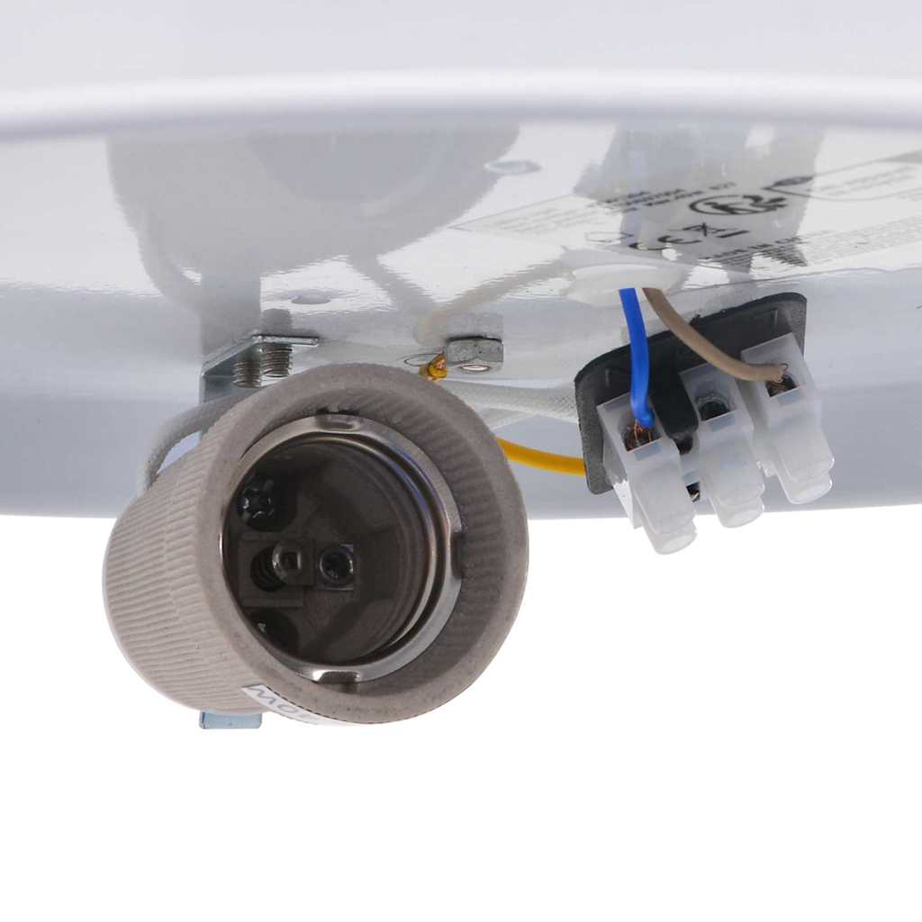 Lampă de tavă Alb 38 x 38 x 13,5 cm țesătură