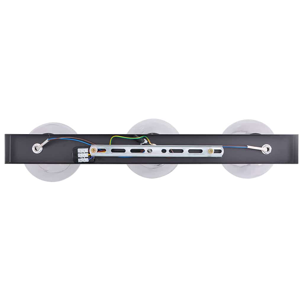 Spot de tavan Negru 54 x 13 x 26 cm Sticlă și Metal