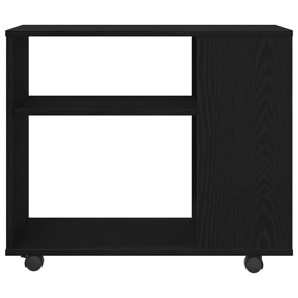 Masă laterală stejar negru 70x35x60 cm lemn stratificat - Vendito