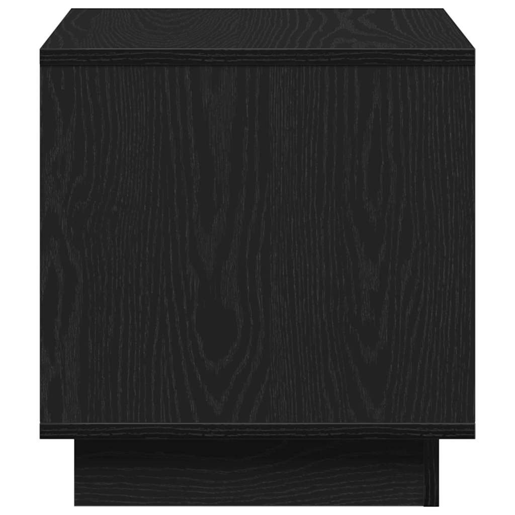 Masă de cafea Stejar Negru 40 x 40 x 43 cm Lemn compozit