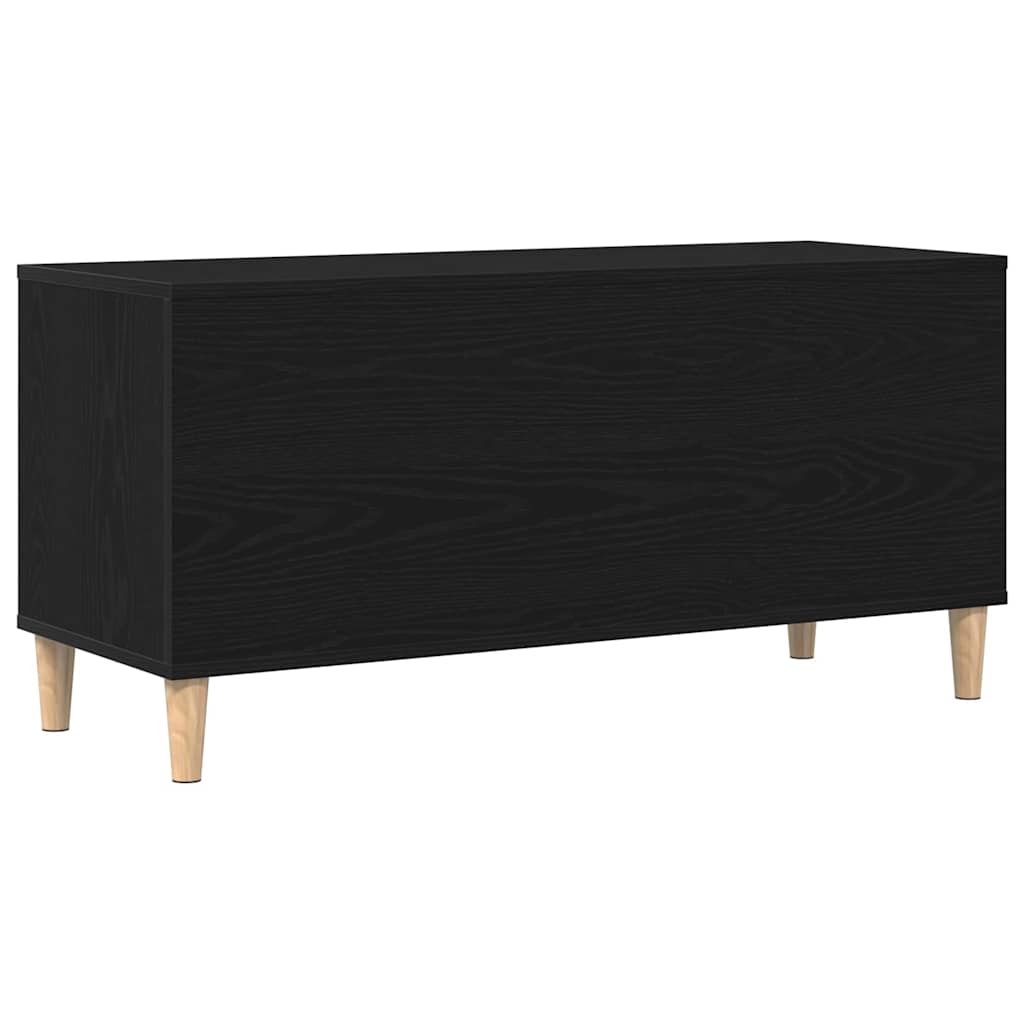 Dulap pentru discuri de vinil Stejar Negru 100 x 38 x 48 cm