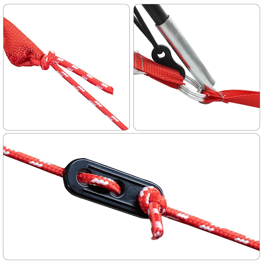 Cort pentru depozitare biciclete cu acoperiș Gri și Portocalie