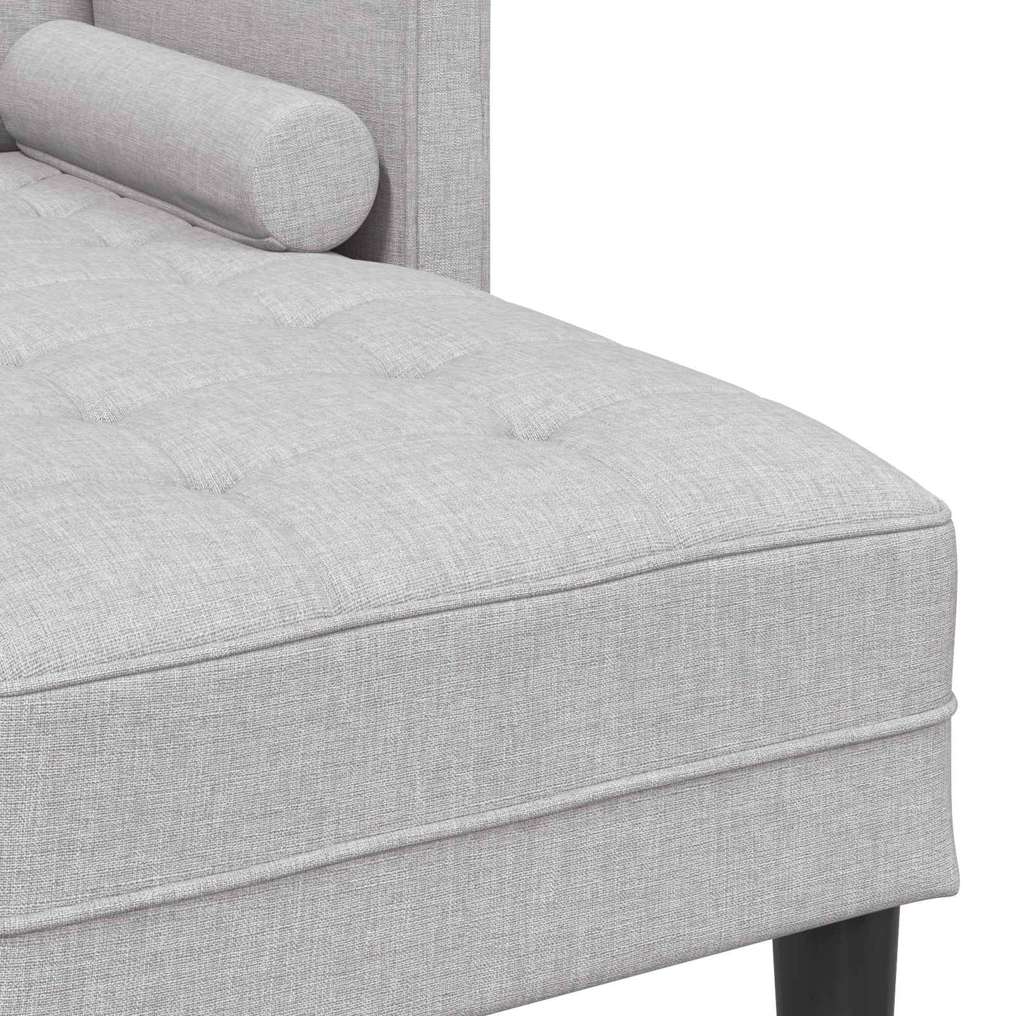 Set de canapea cu pernă Gri nori Poliester