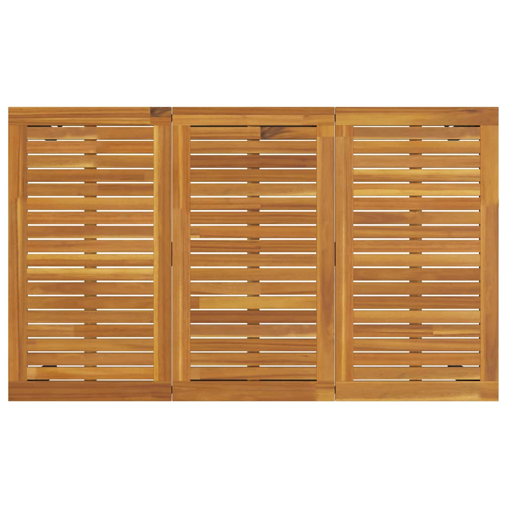 Mese de exterior Natural și gri 150 x 90 x 75 cm