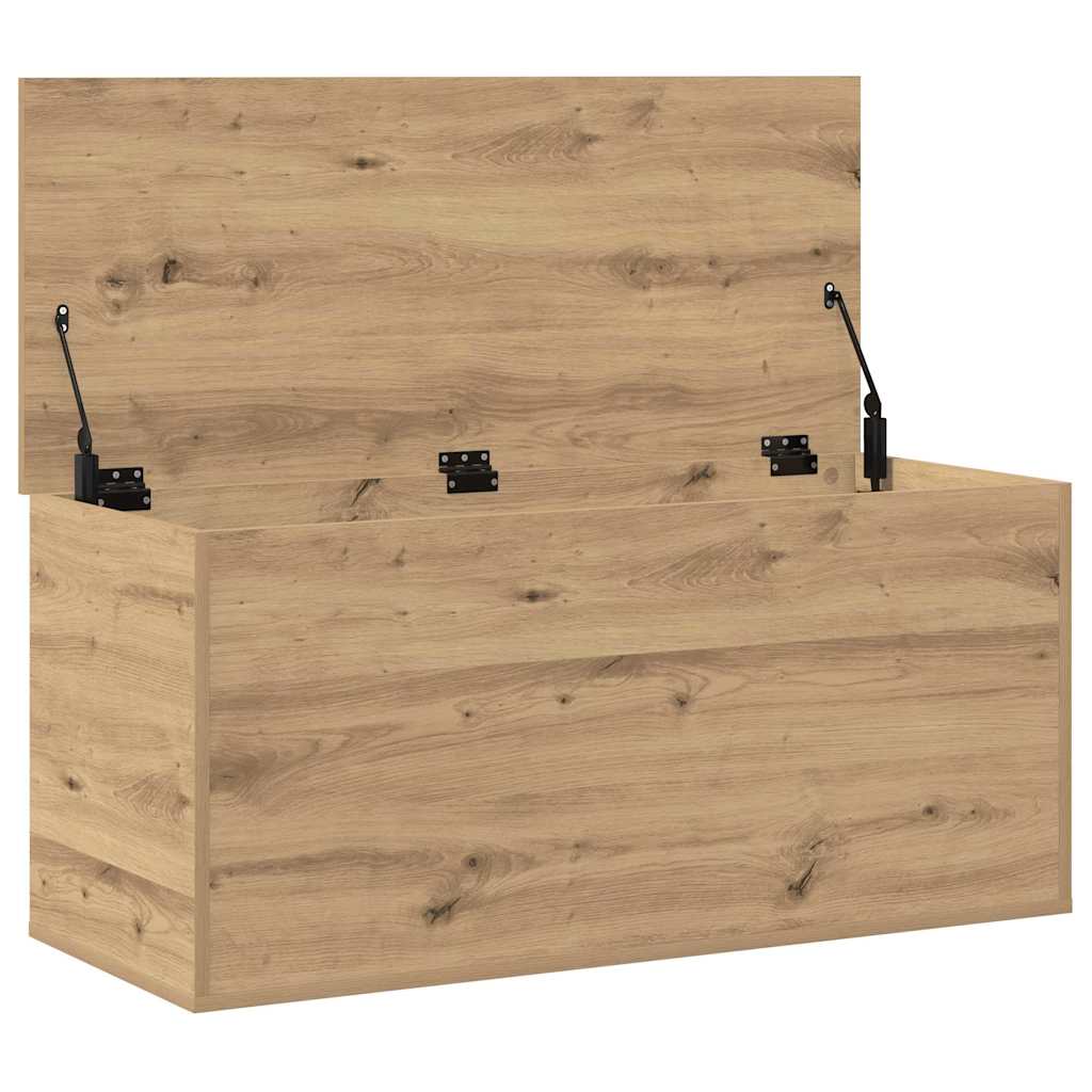 Cutie de depozitare stejar artizanal 100 x 42 x 46 cm