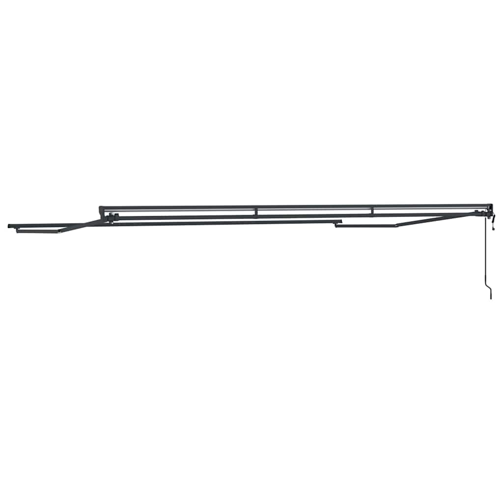 Cadru de copertină Ajustabil Antracit 5 x 3 m Oțel